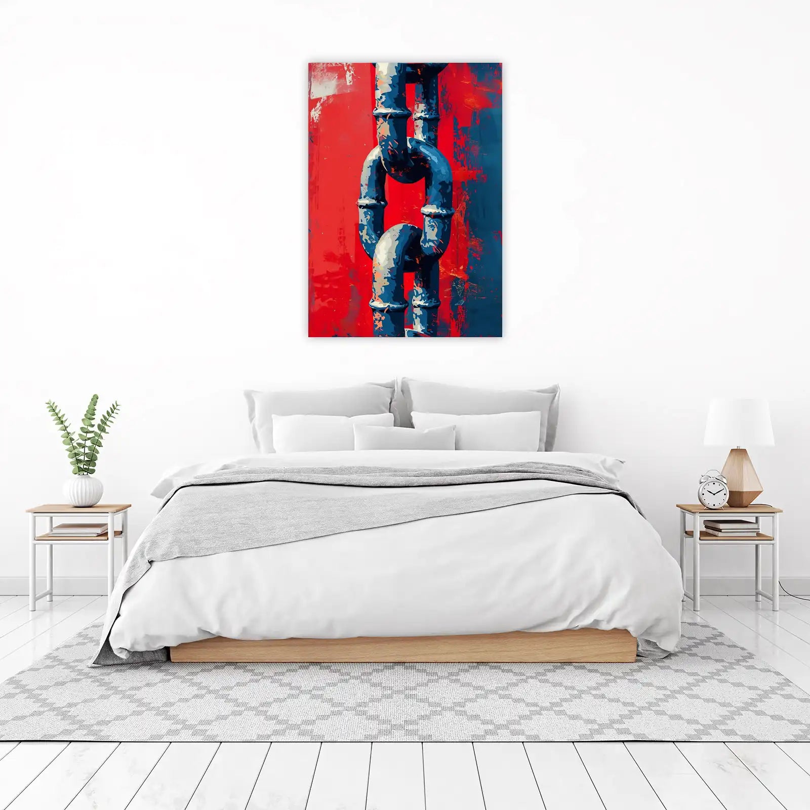 Bold Chains Abstract Pop Art Wall Art