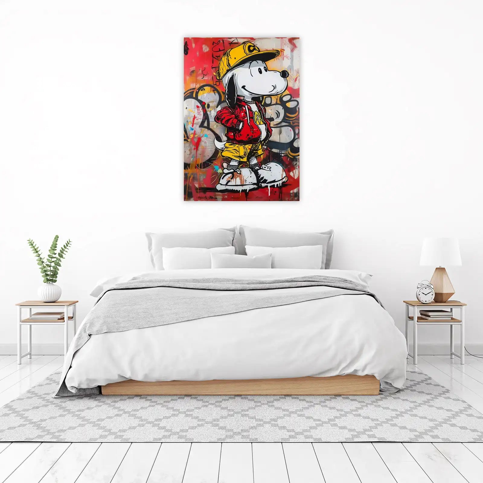 Urban Snoopy Graffiti Wall Art