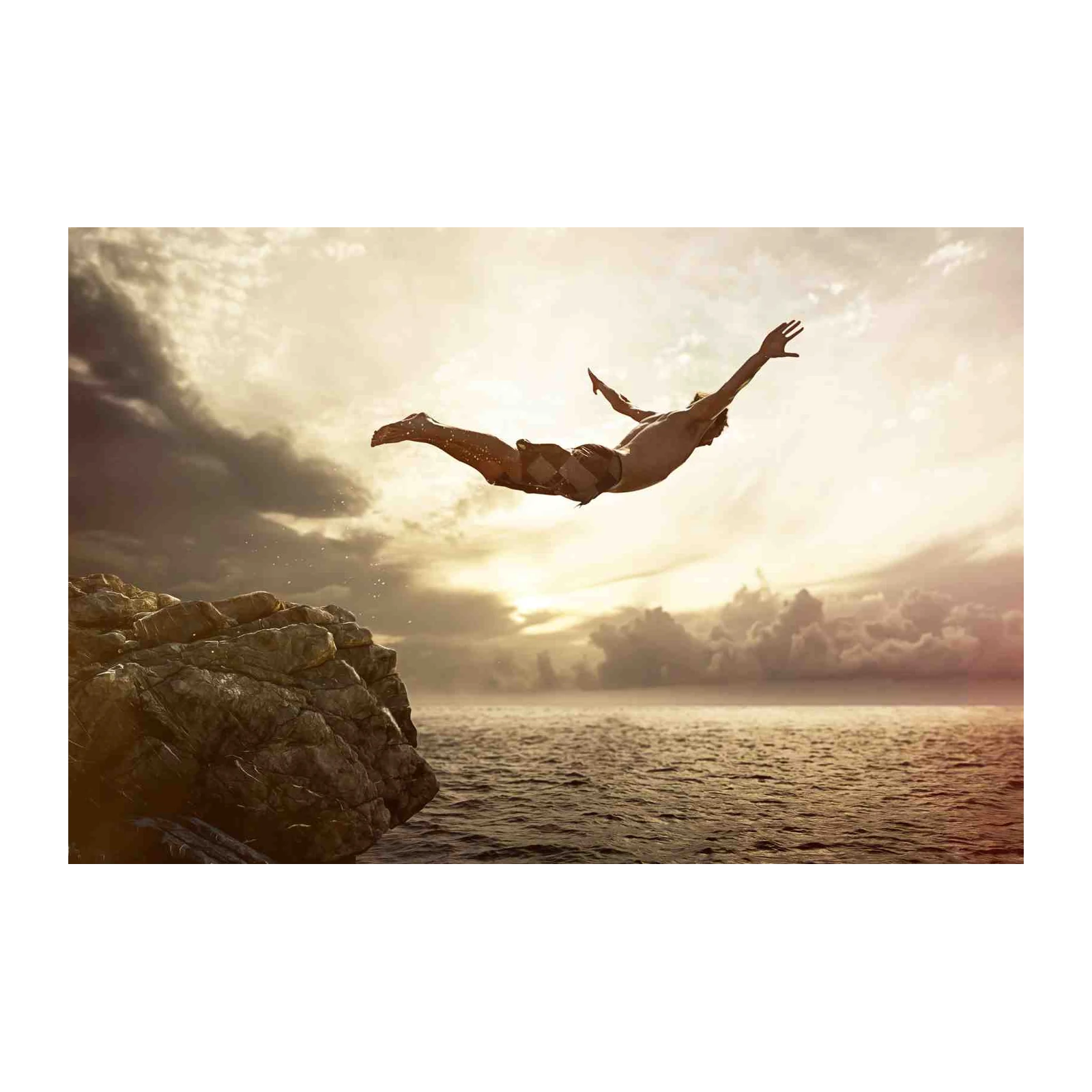 Cliff Diver Adventure Wall Art