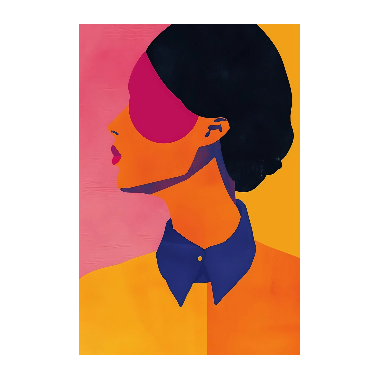 Vibrant Pop Art Portrait Wall Art