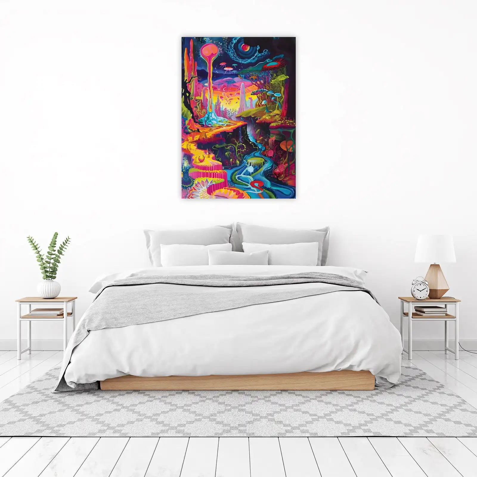Surreal Psychedelic Landscape Wall Art