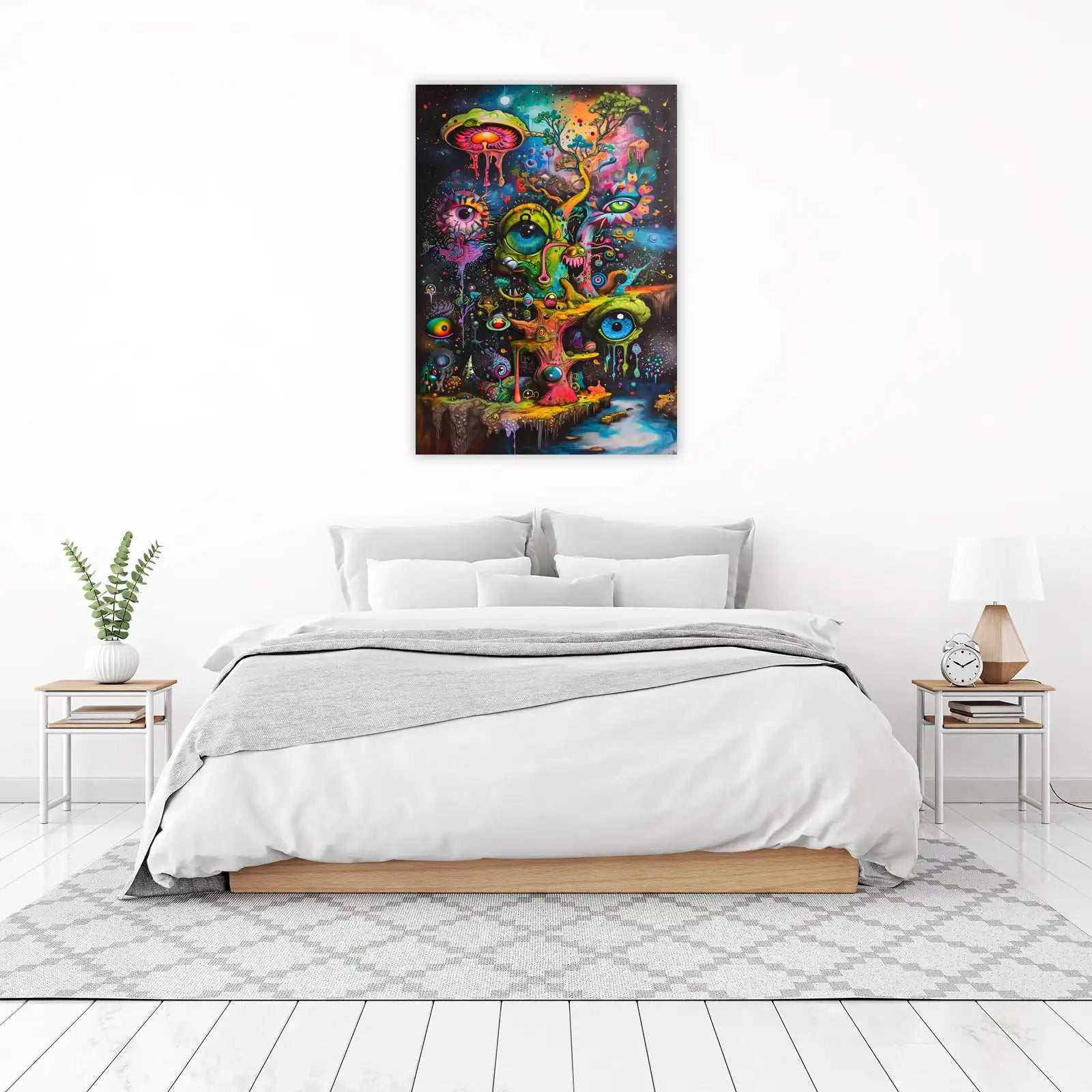 Psychedelic Cosmic Vision Wall Art