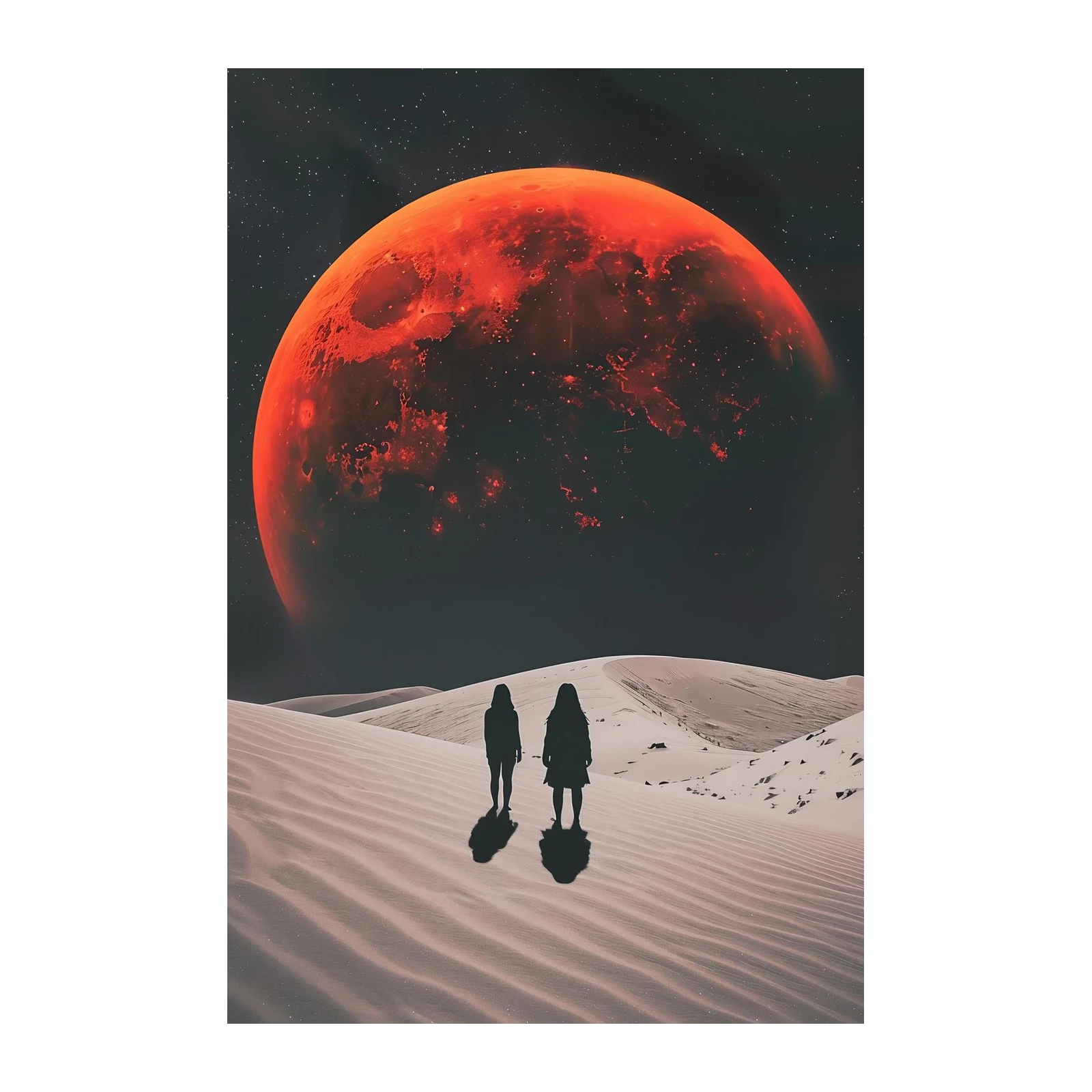 Ethereal Cosmic Desert Duo Wall Art