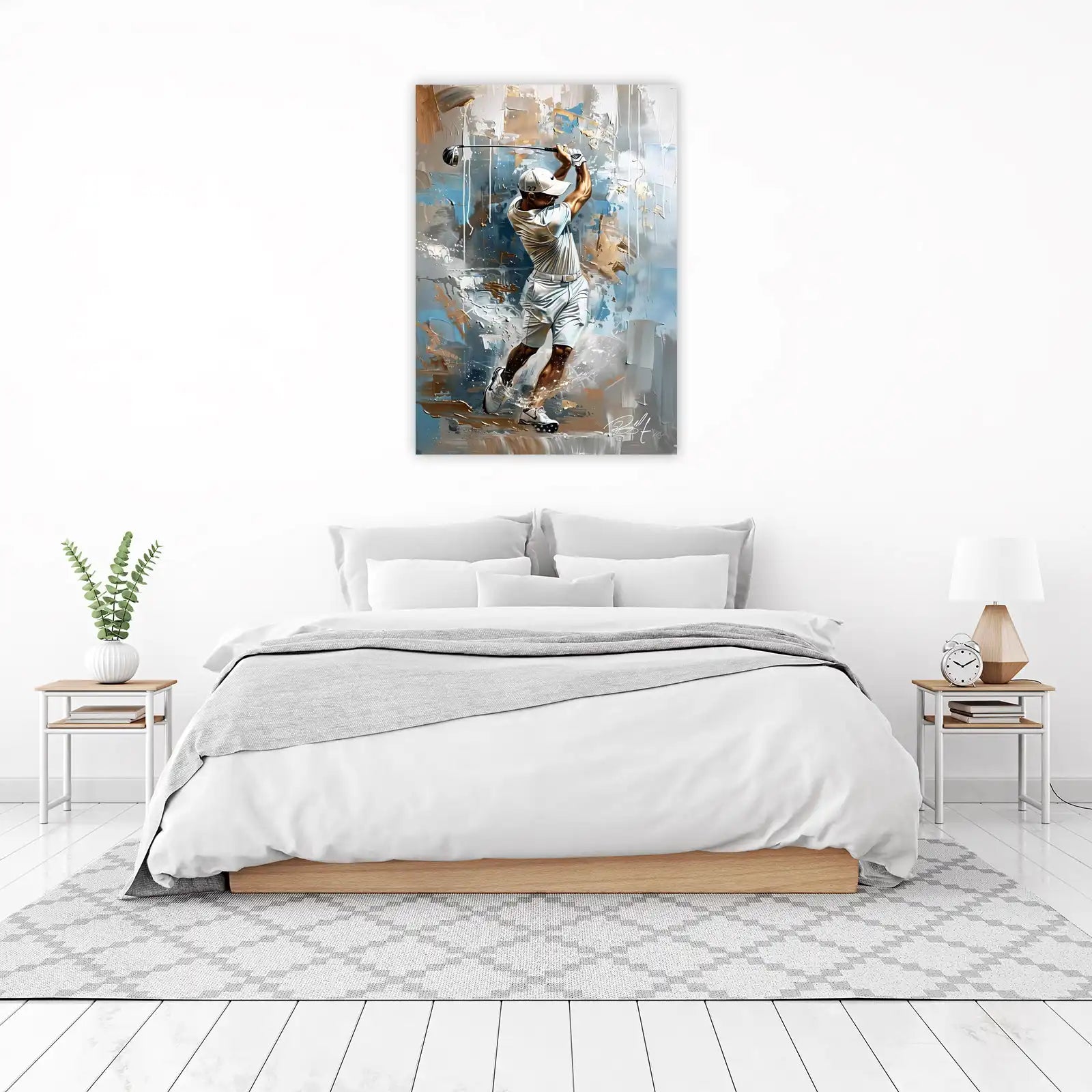 Dynamic Golfer Swing Wall Art