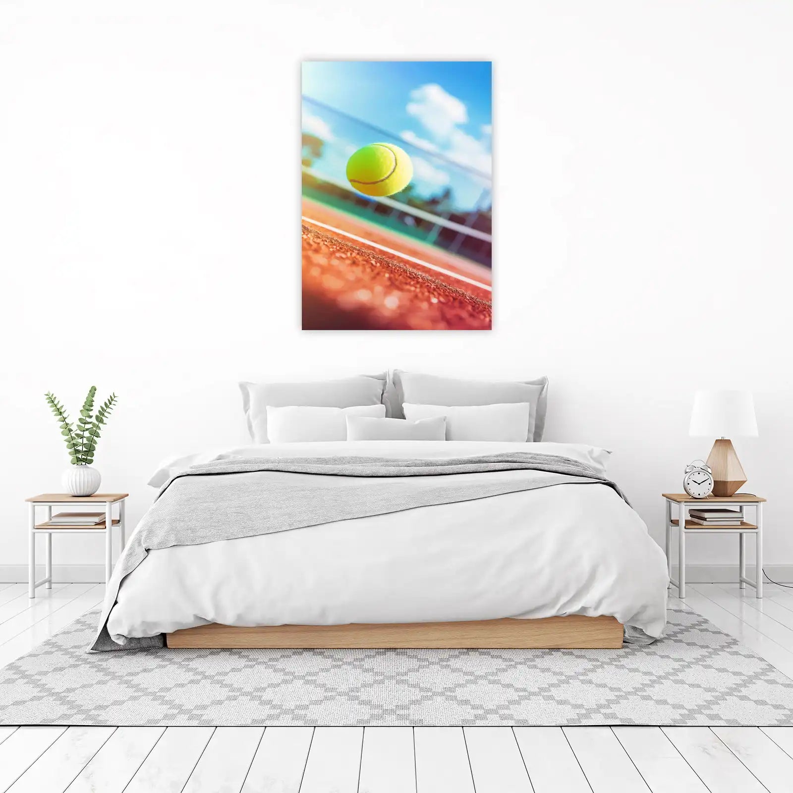 Tennis Ball in Air Wall Art