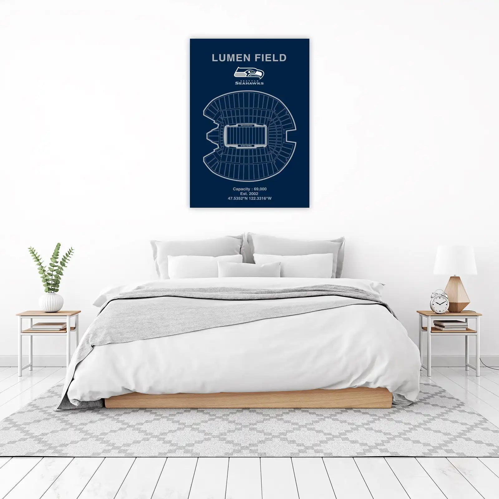 Lumen Field Seattle Seahawks Stadium Art Wall Art