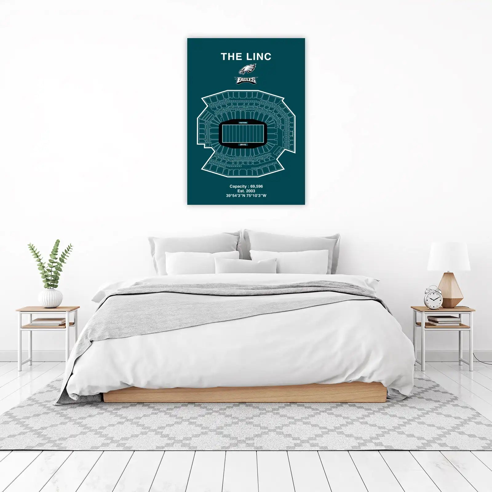 Lincoln Financial Field Blueprint Wall Art