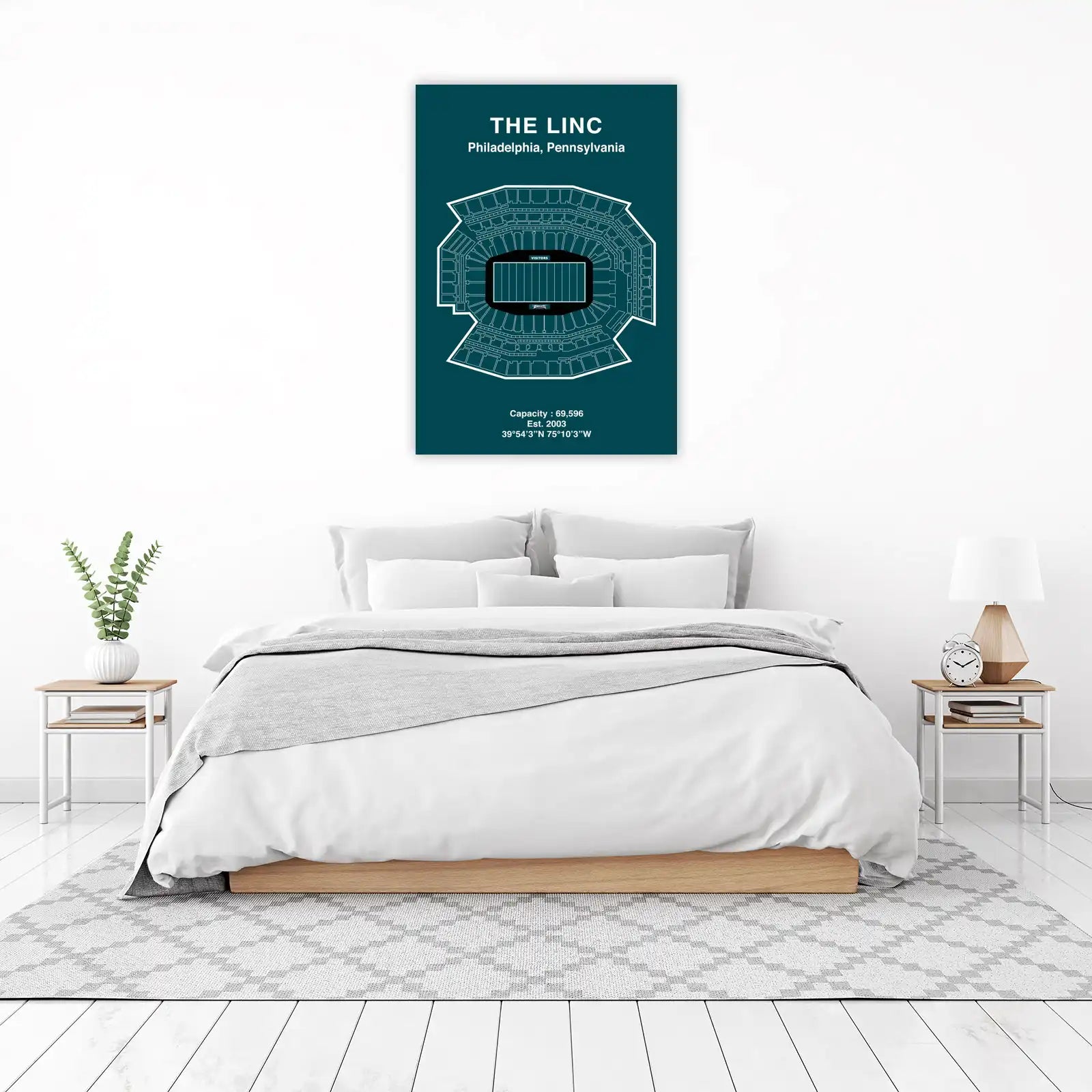 Lincoln Financial Field Blueprint Wall Art