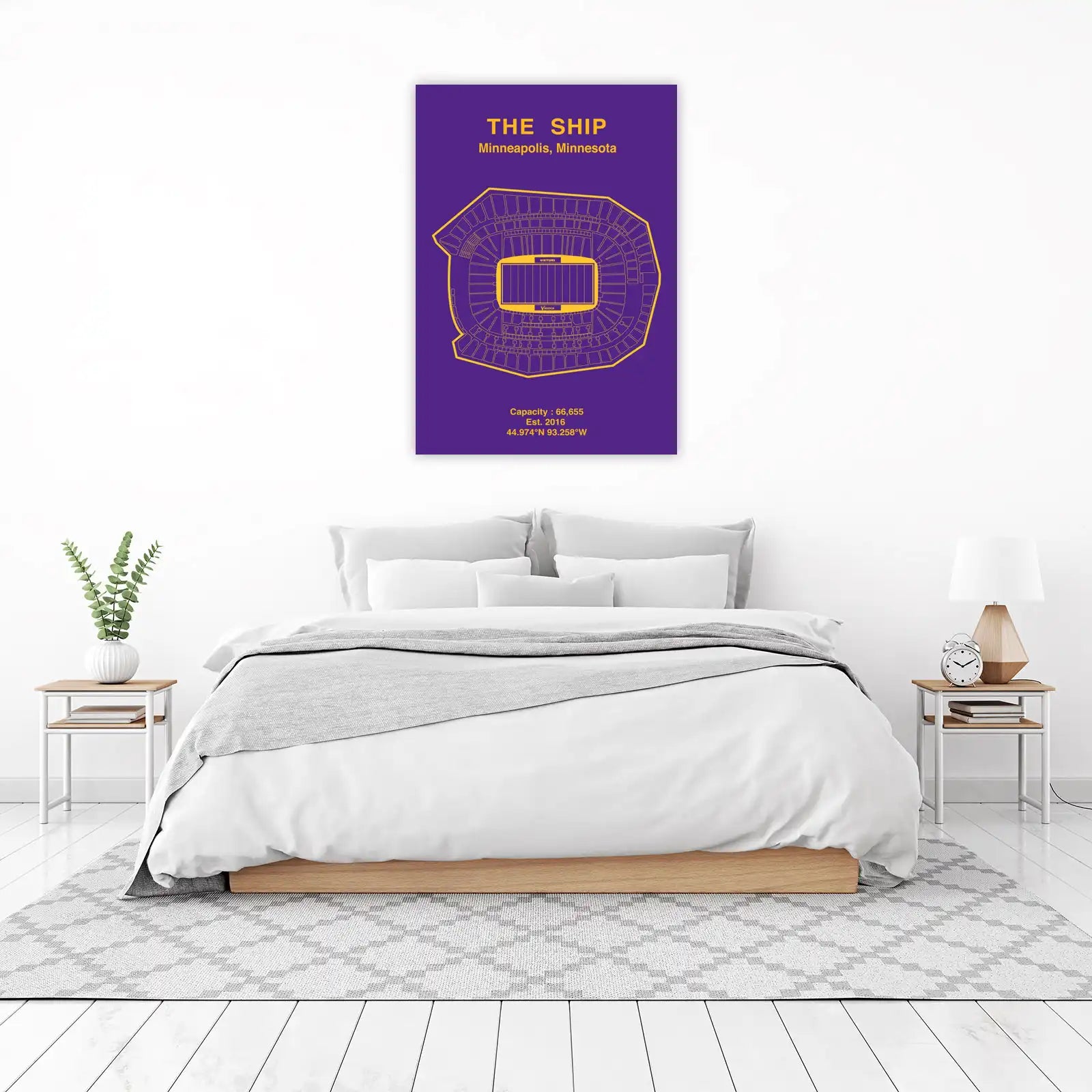 Minneapolis Vikings Stadium Art Wall Art