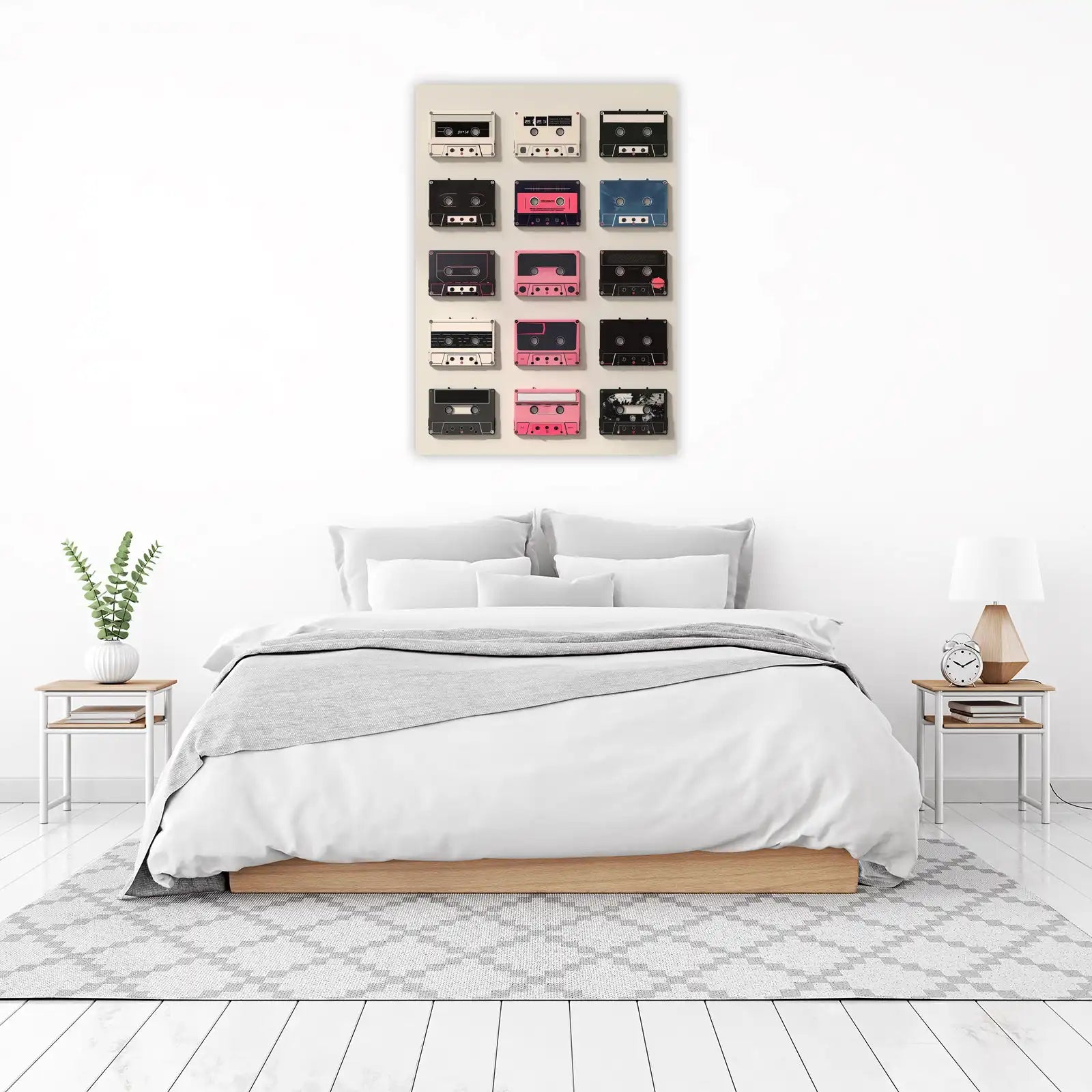 Retro Cassette Tape Wall Art Wall Art