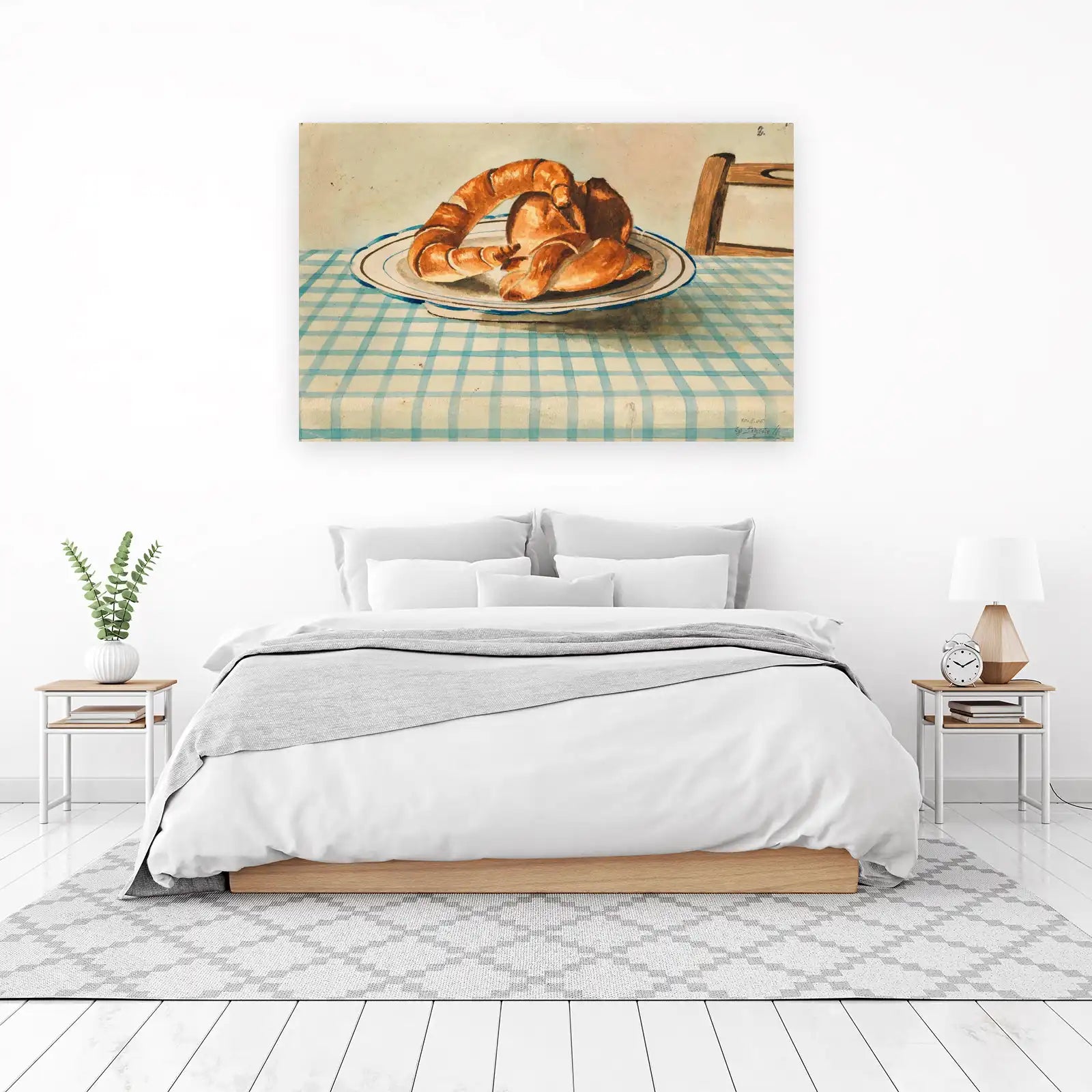 Fresh Croissant Still Life Wall Art