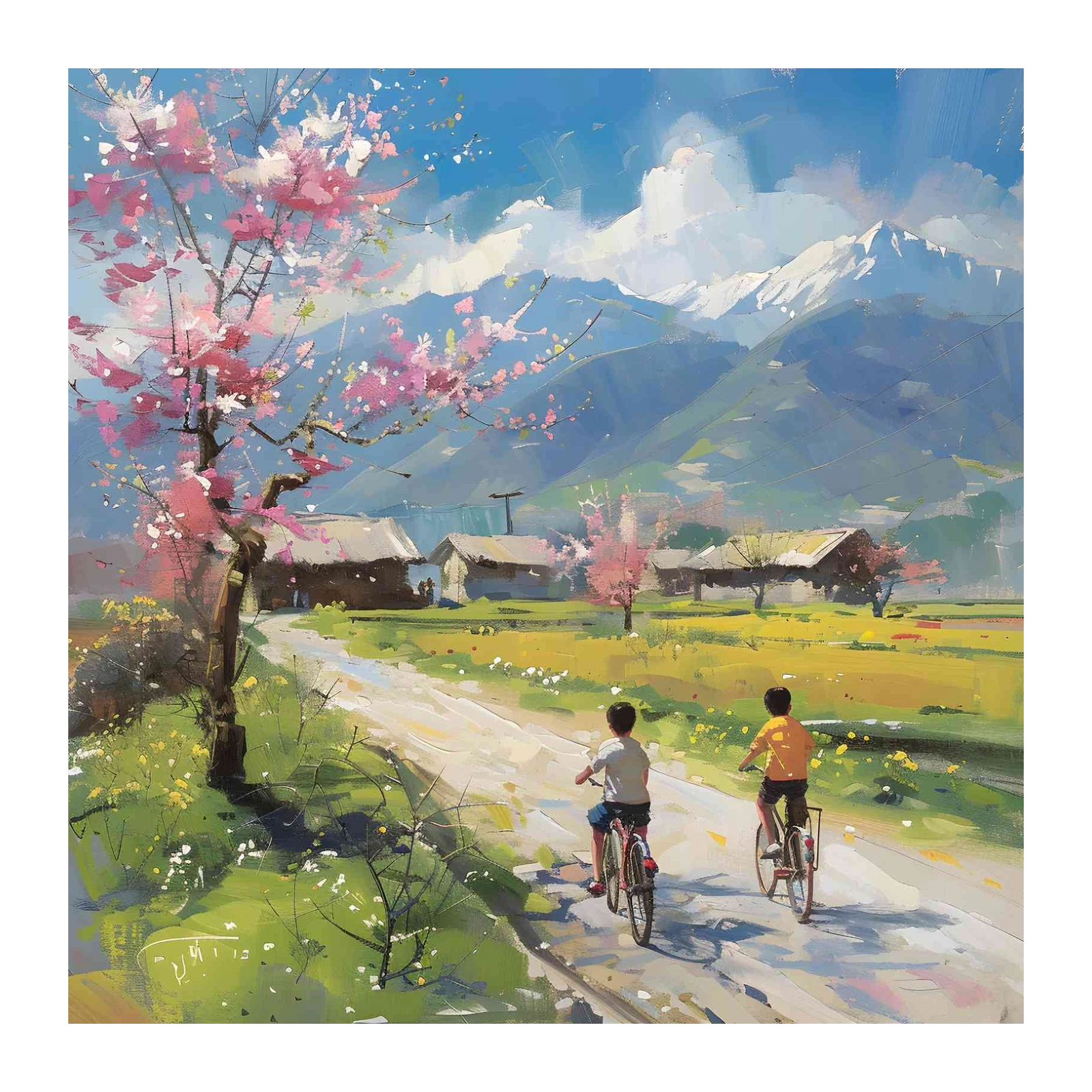 Children's Spring Ride Wall Art