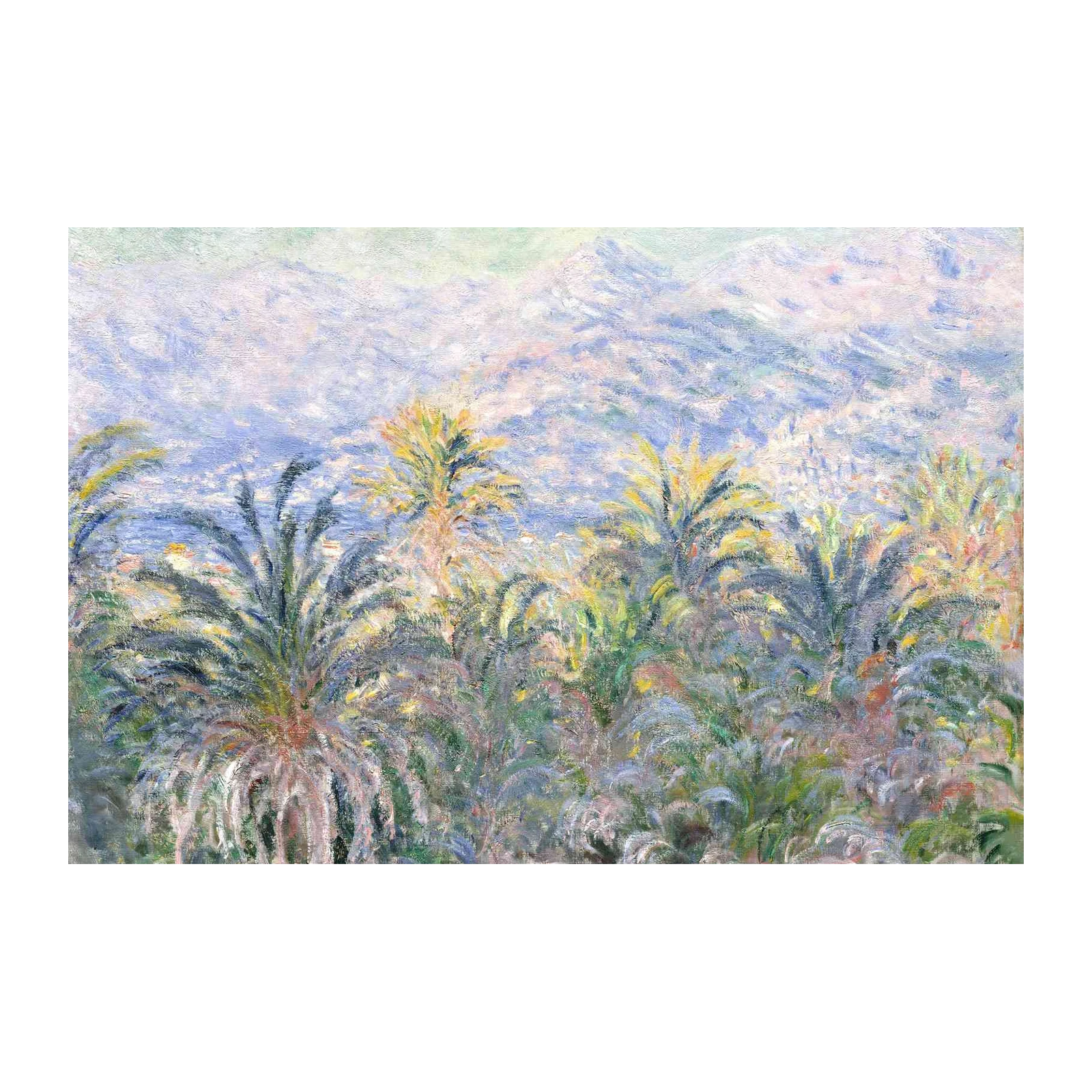 Impressionist Palm Trees Wall Art