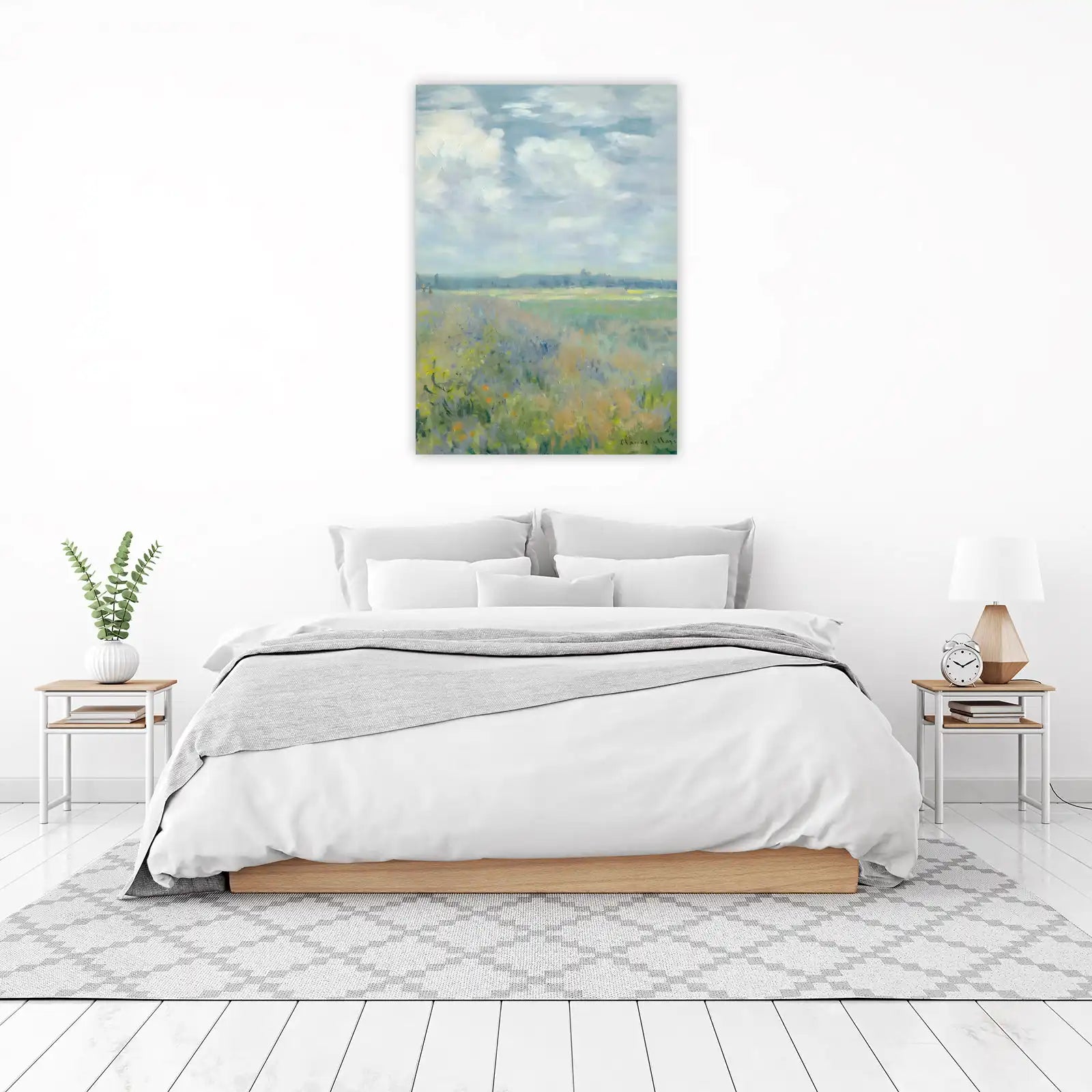 Impressionist Meadow Sky Wall Art
