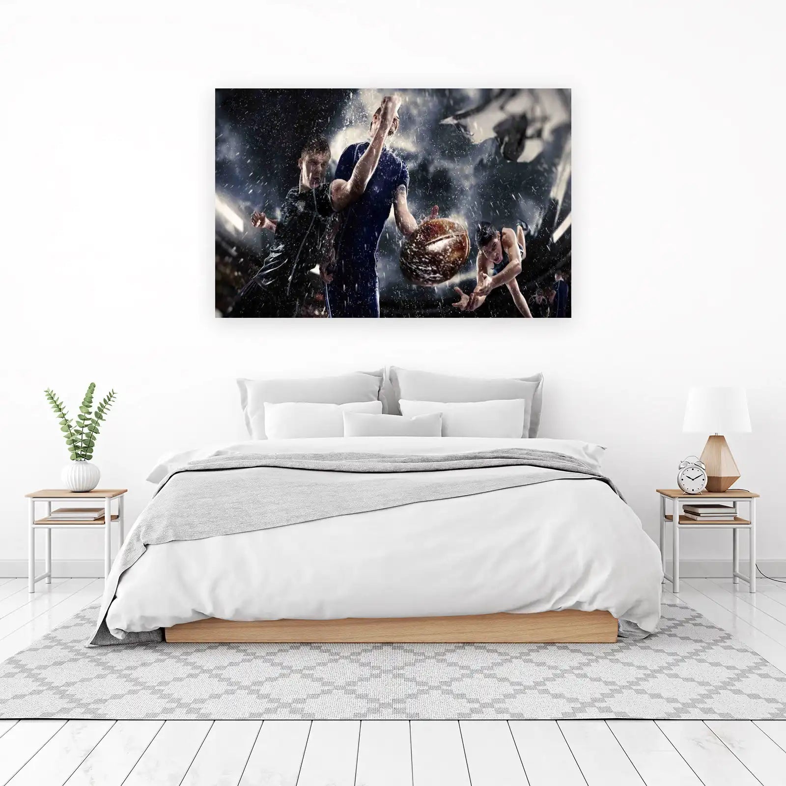 Rugby Action Dynamic Sports Wall Art