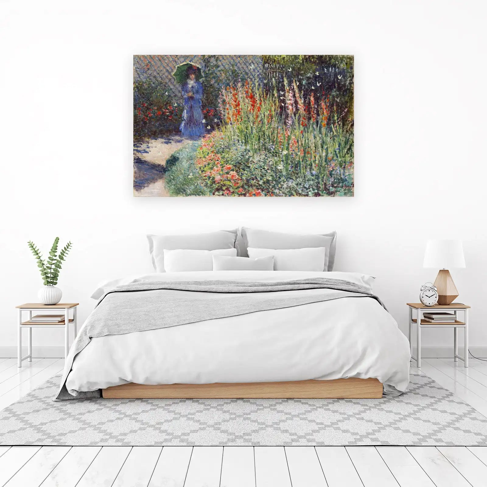 Impressionist Garden Lady Wall Art