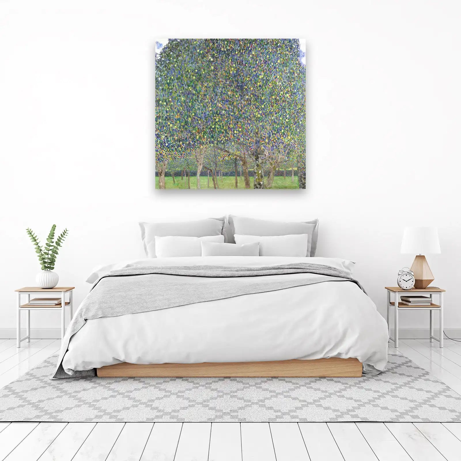 Vibrant Orchard View Impressionist Wall Art