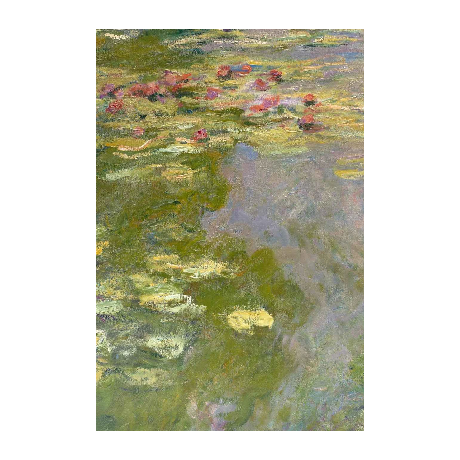 Serene Water Lilies Impressionist Wall Art