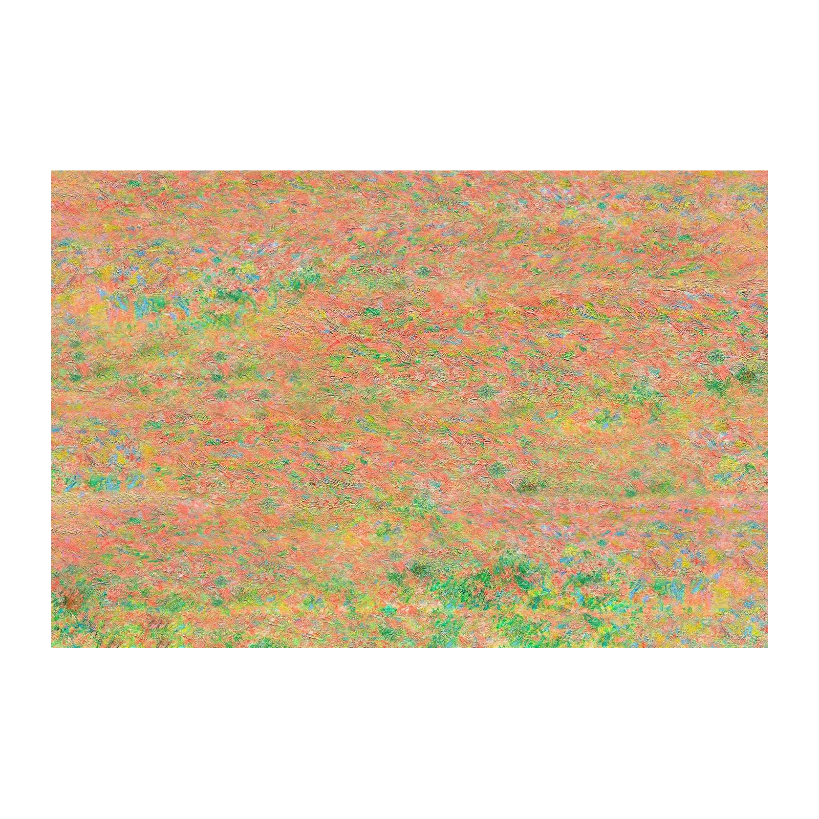 Vibrant Impressionist Floral Field Wall Art