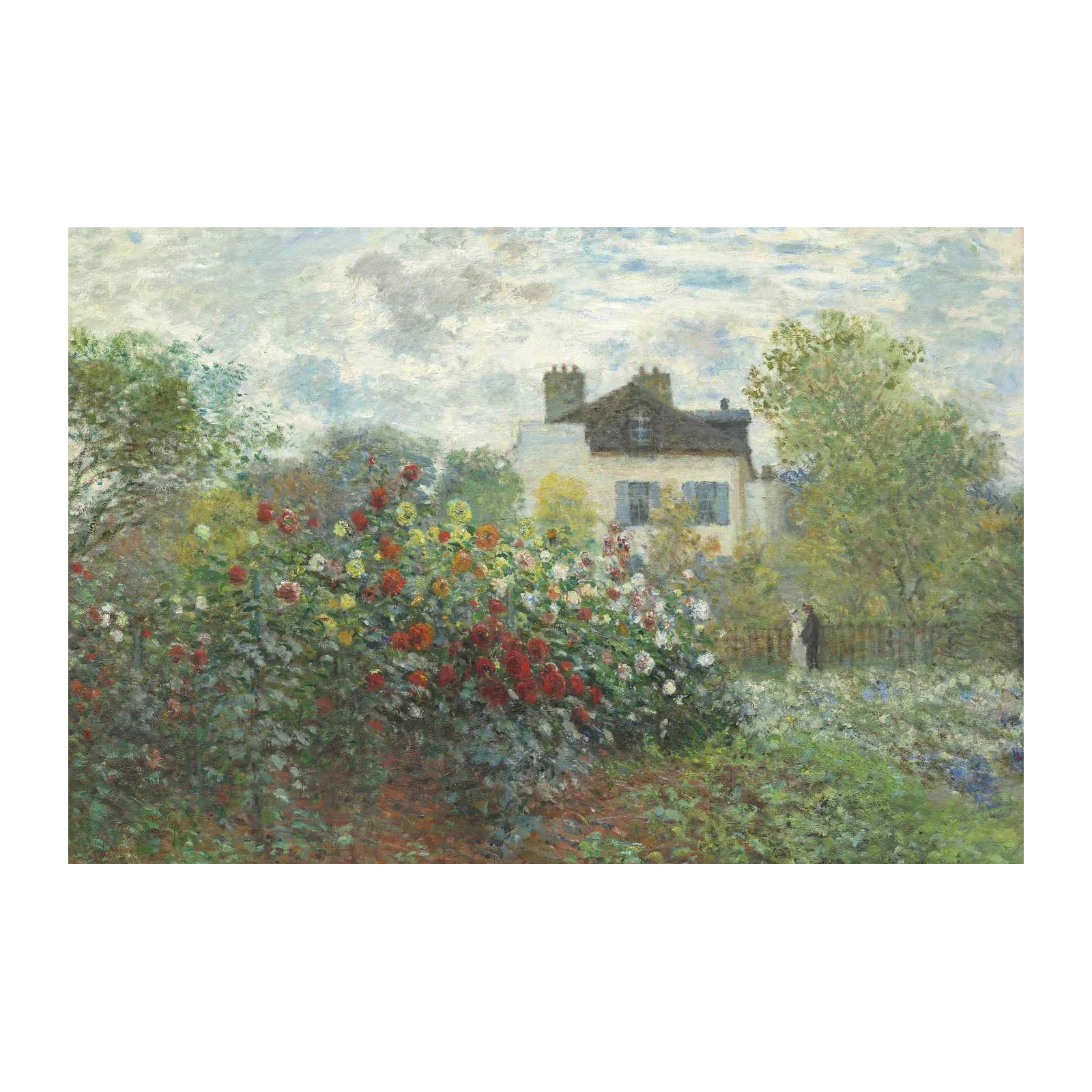 Monet's Garden Serenity Wall Art