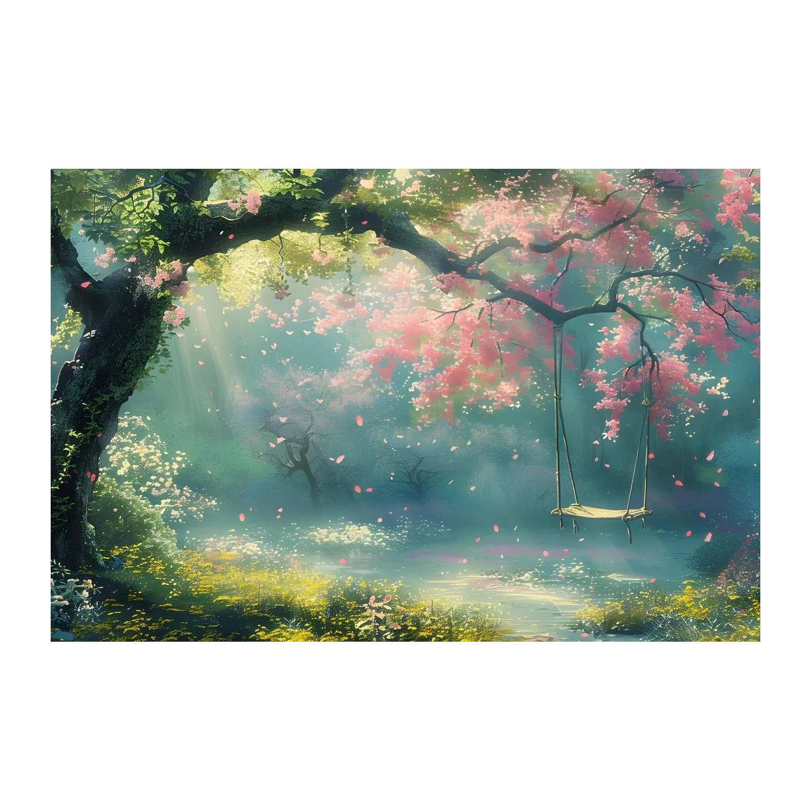 Enchanted Garden Swing Wall Art