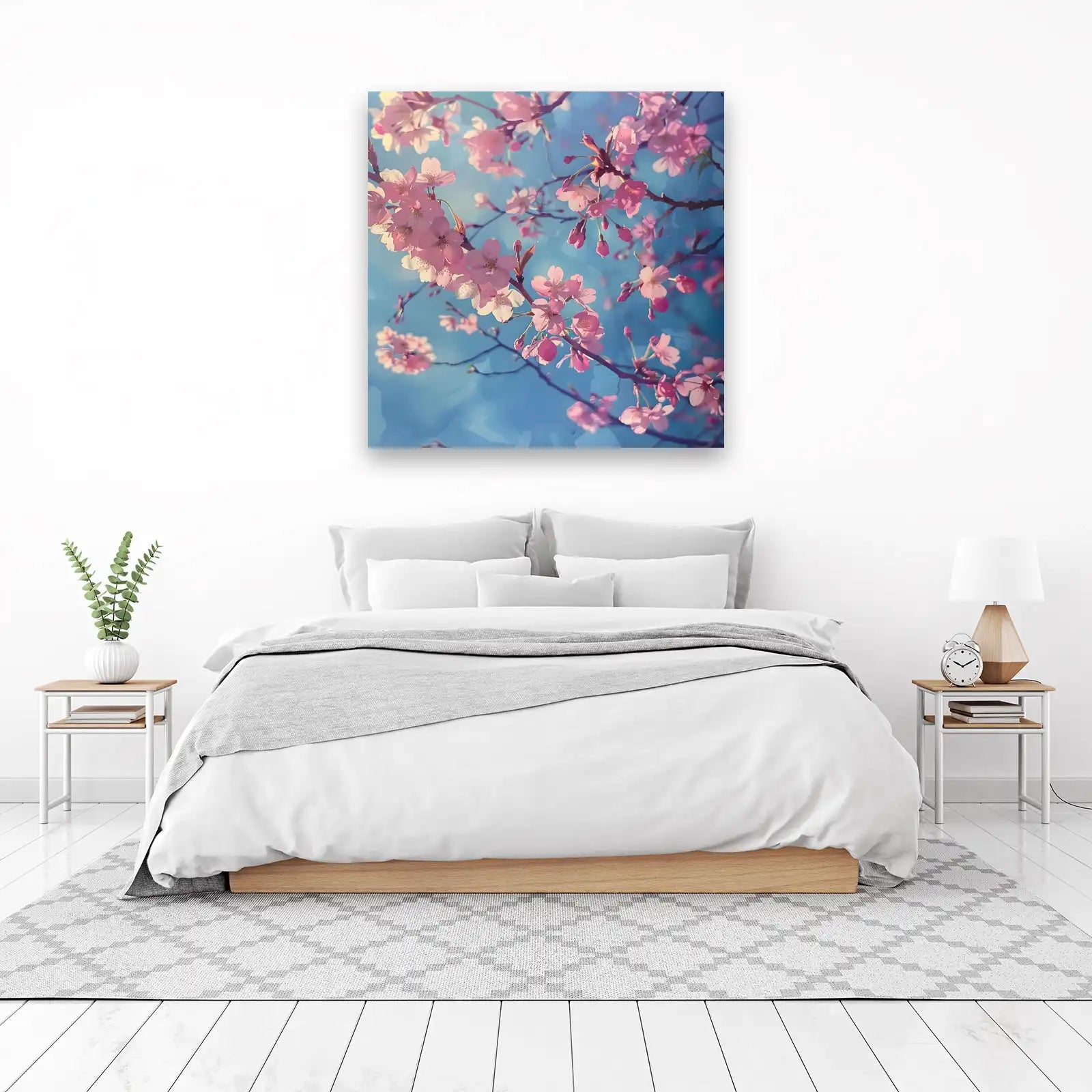 Serene Cherry Blossoms Wall Art