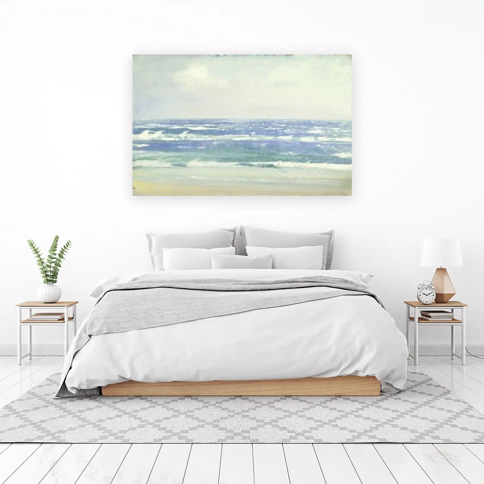 Serene Ocean Waves Seascape Wall Art