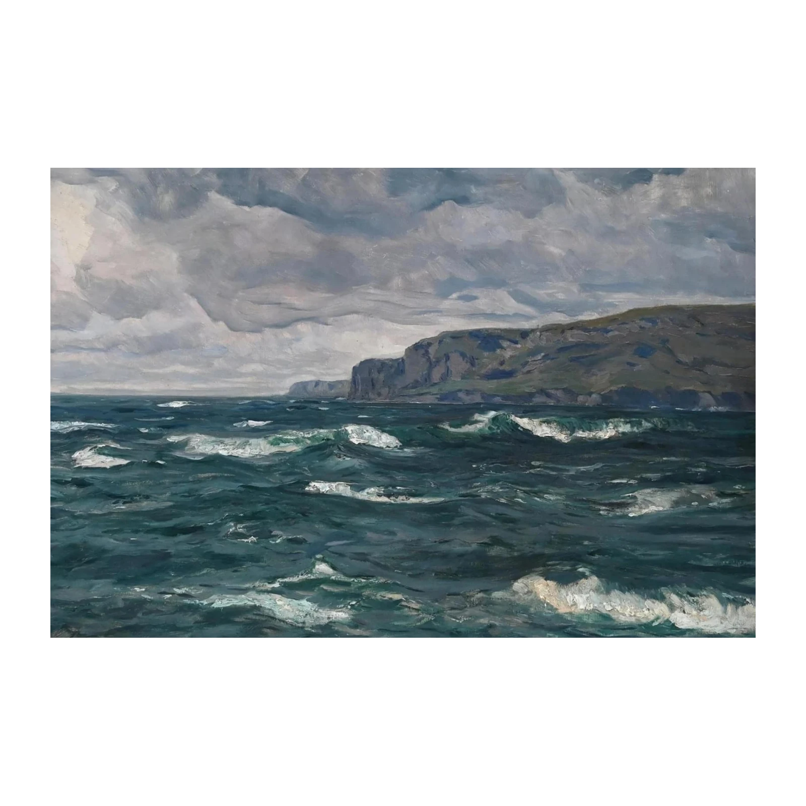Dramatic Coastal Waves Wall Art