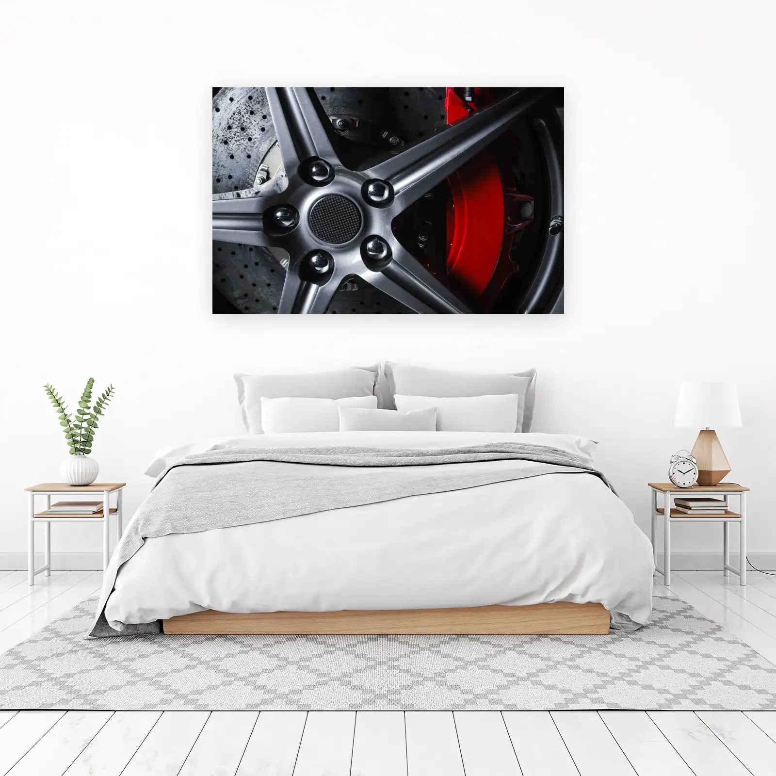 Performance Wheel & Brake Red Wall Art