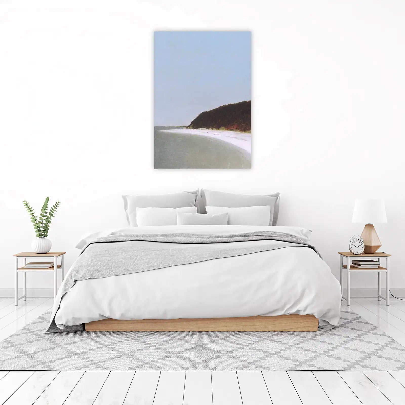 Coastal Serenity Beach Landscape Wall Art