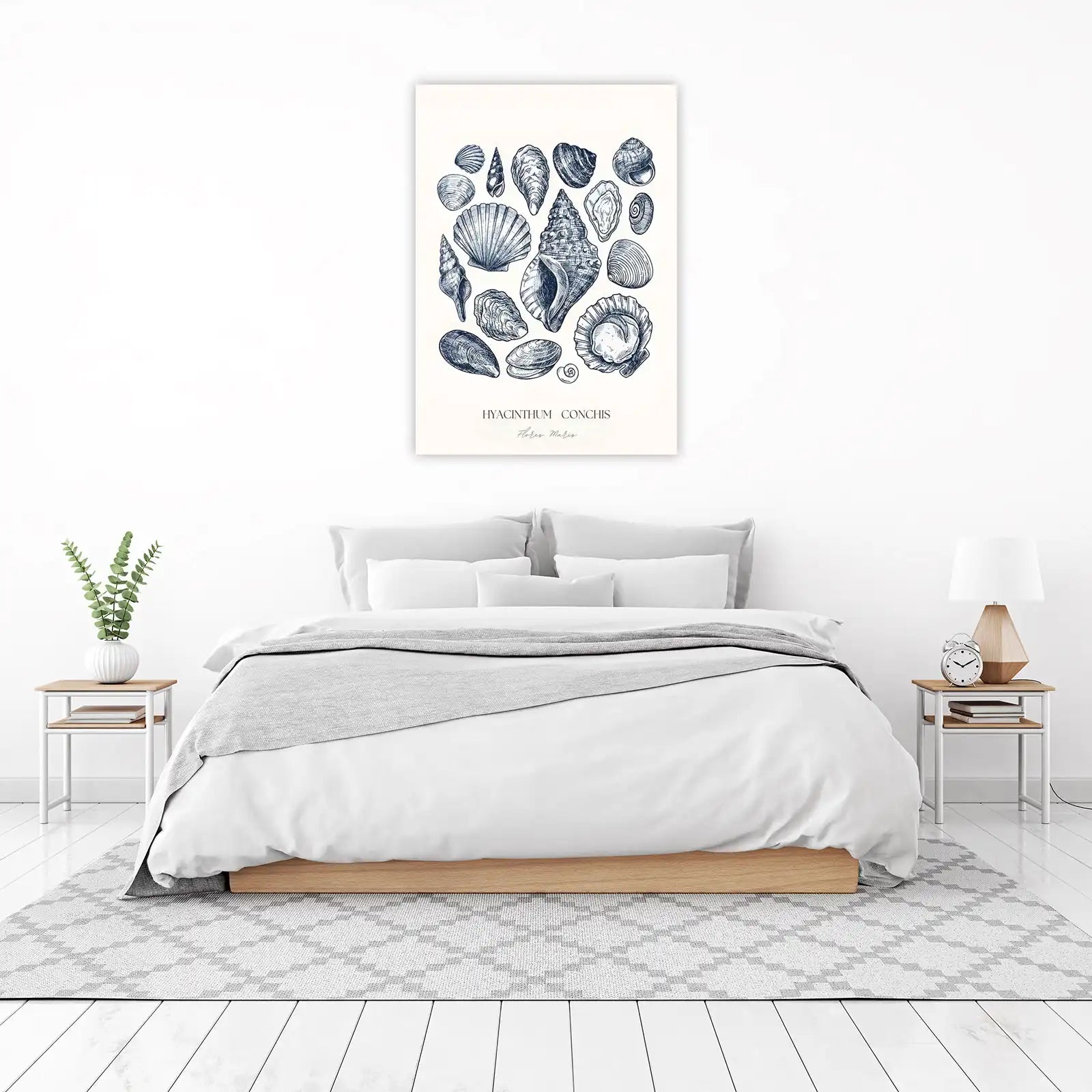 Seashell Sketch Botanical Wall Art
