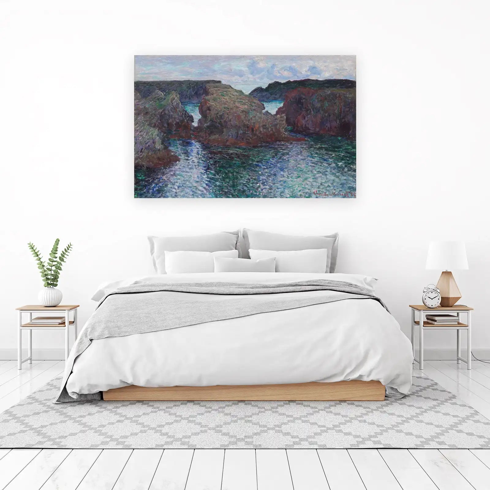 Coastal Cliffs & Ocean Impressionist Wall Art