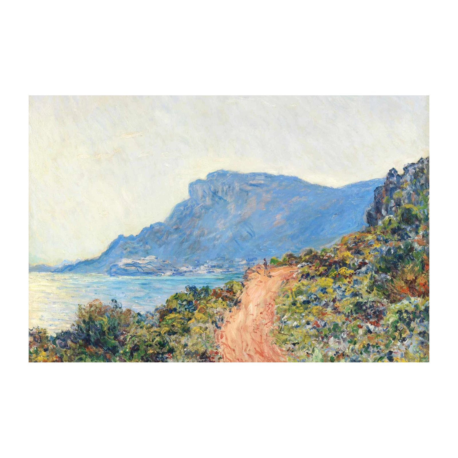 Impressionist Coastal Path Wall Art