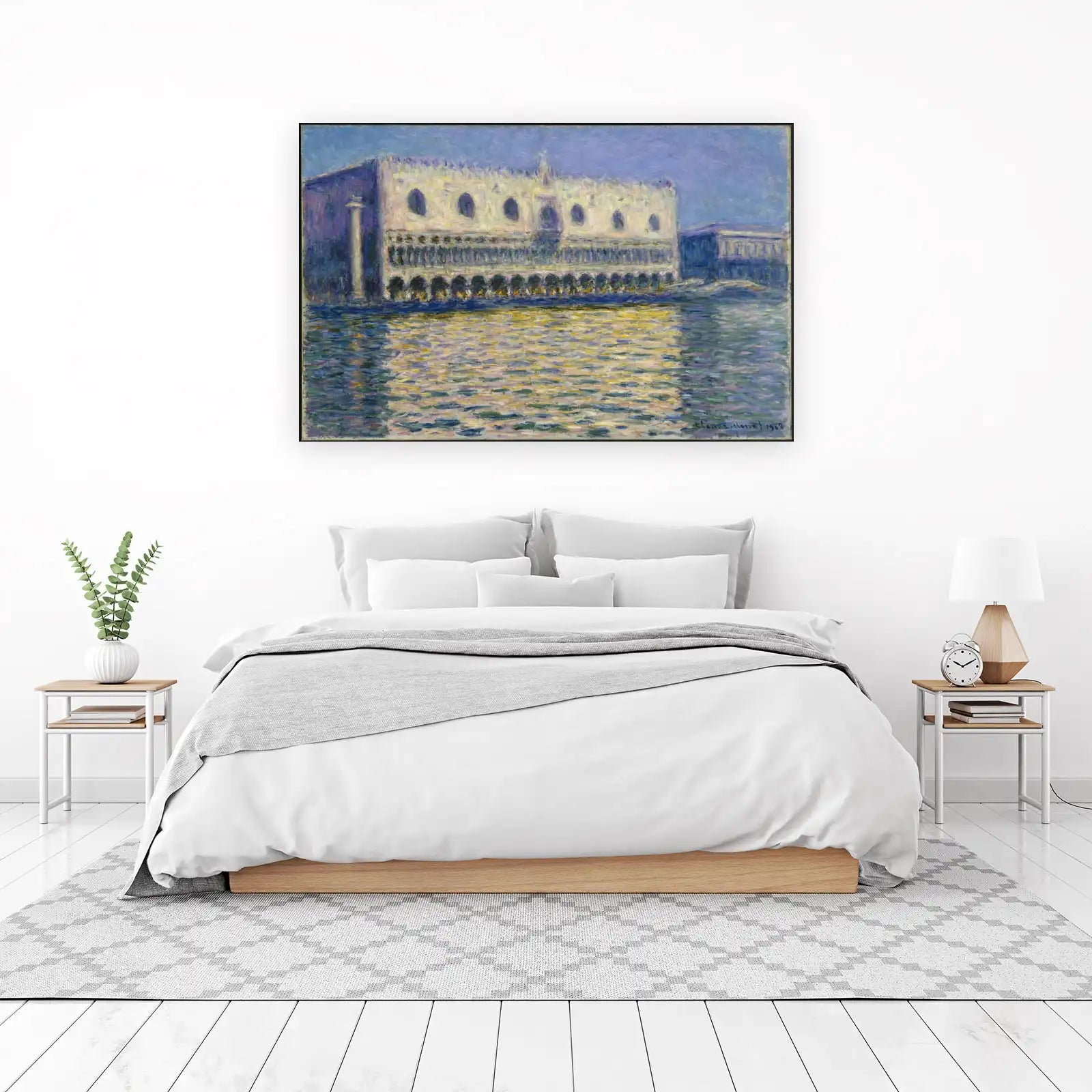Monet's Venice Palace Water Impression Wall Art