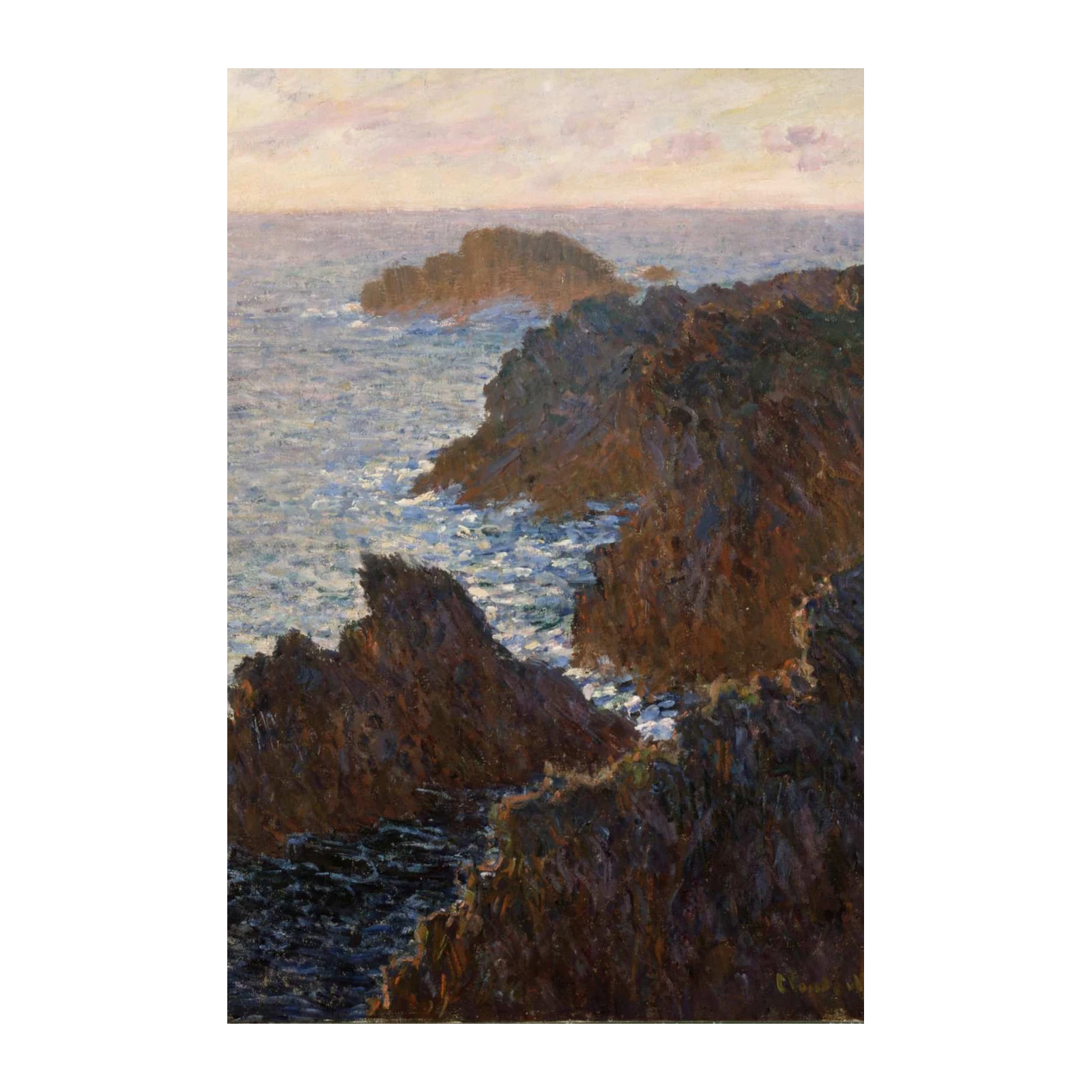 Coastal Serenity Ocean Rocks Wall Art