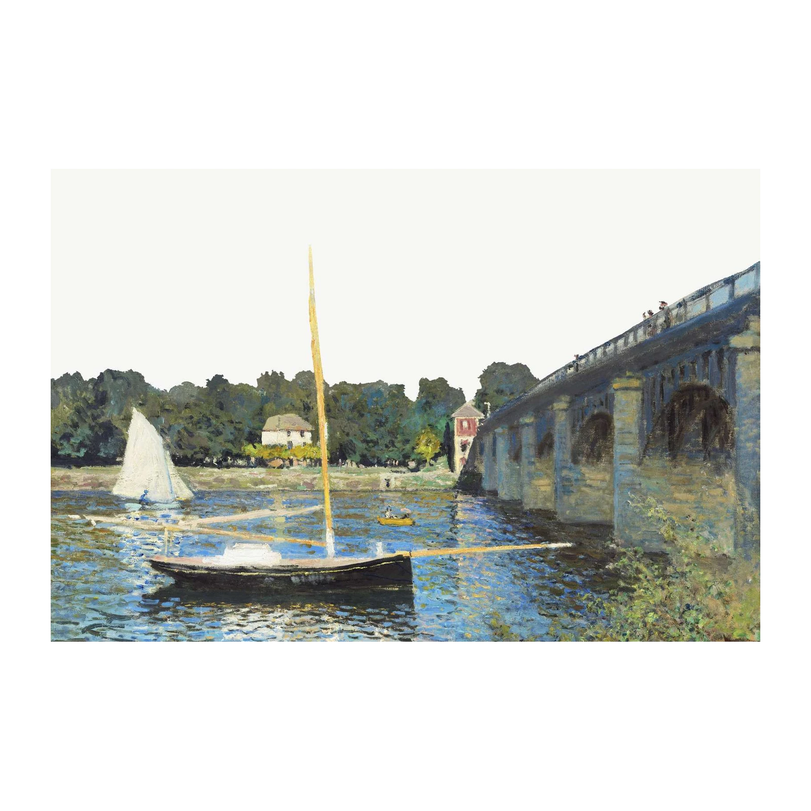 Impressionist River Scene Wall Art