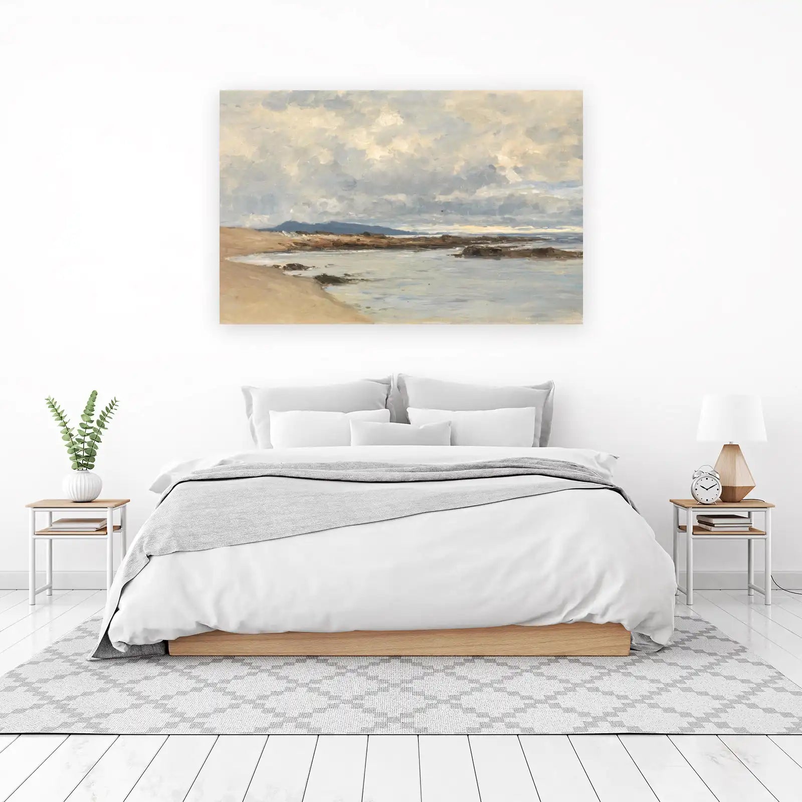 Coastal Serenity Beach Landscape Wall Art