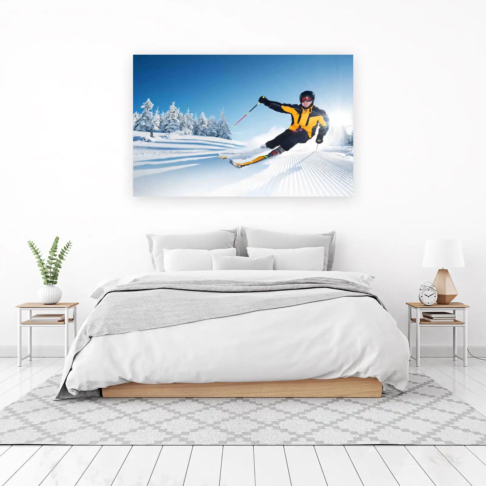Action Snow Skiing Thrill Wall Art