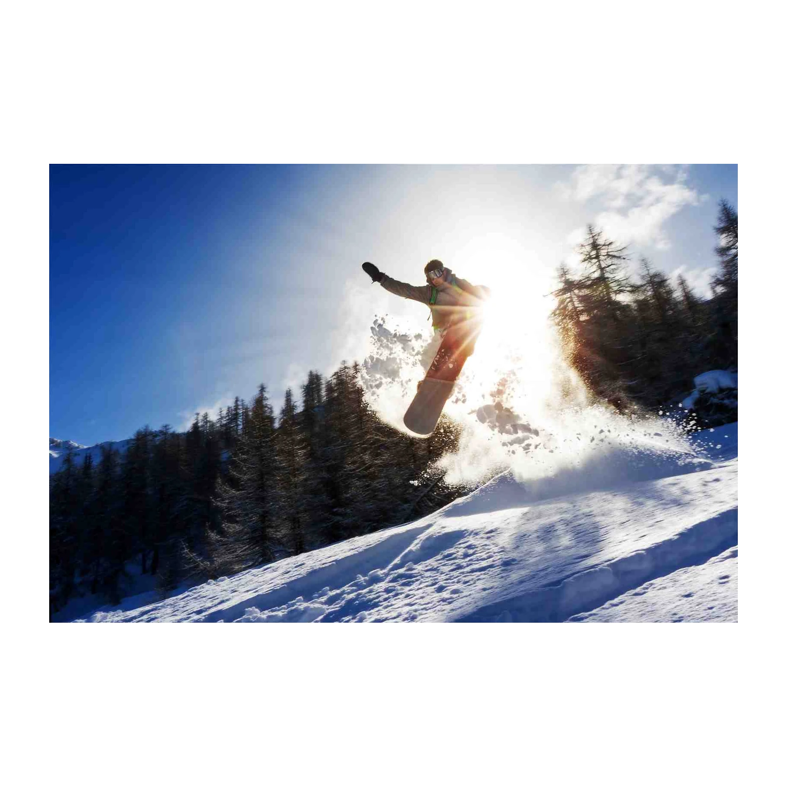 Epic Snowboarding Jump Wall Art