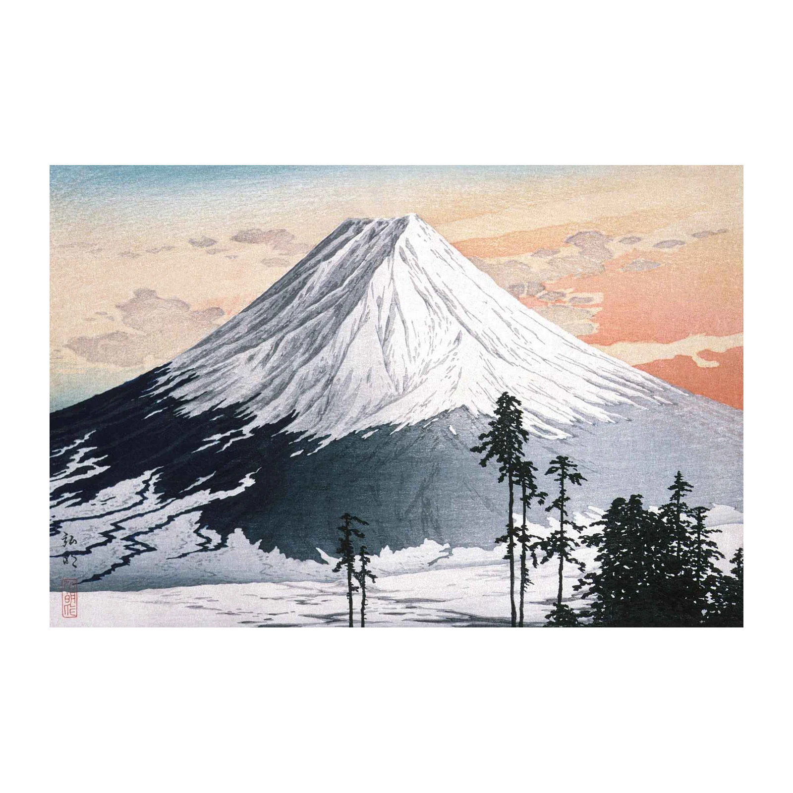 Majestic Mount Fuji Japanese Art Wall Art