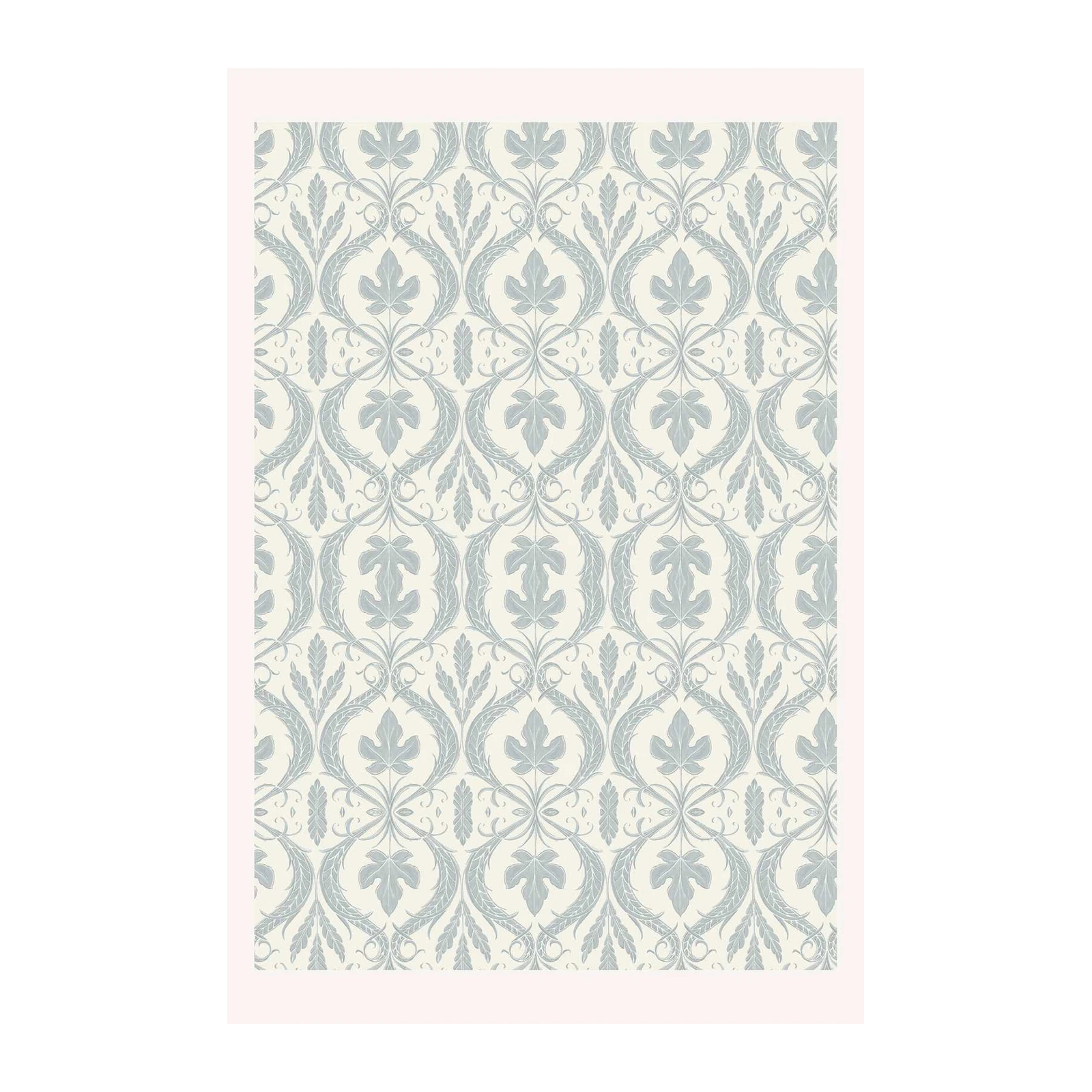 Elegant Fig Leaf Art Nouveau Wall Art