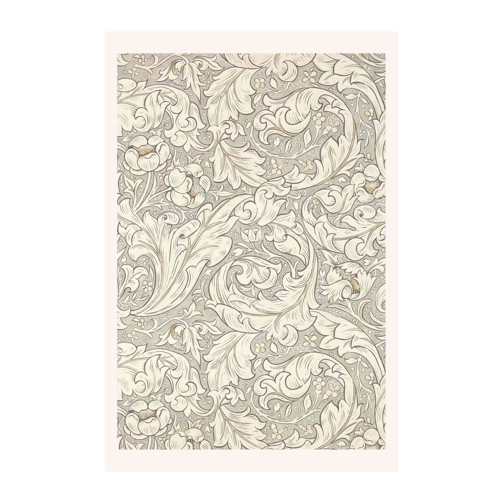 Art Nouveau Floral Tapestry Wall Art