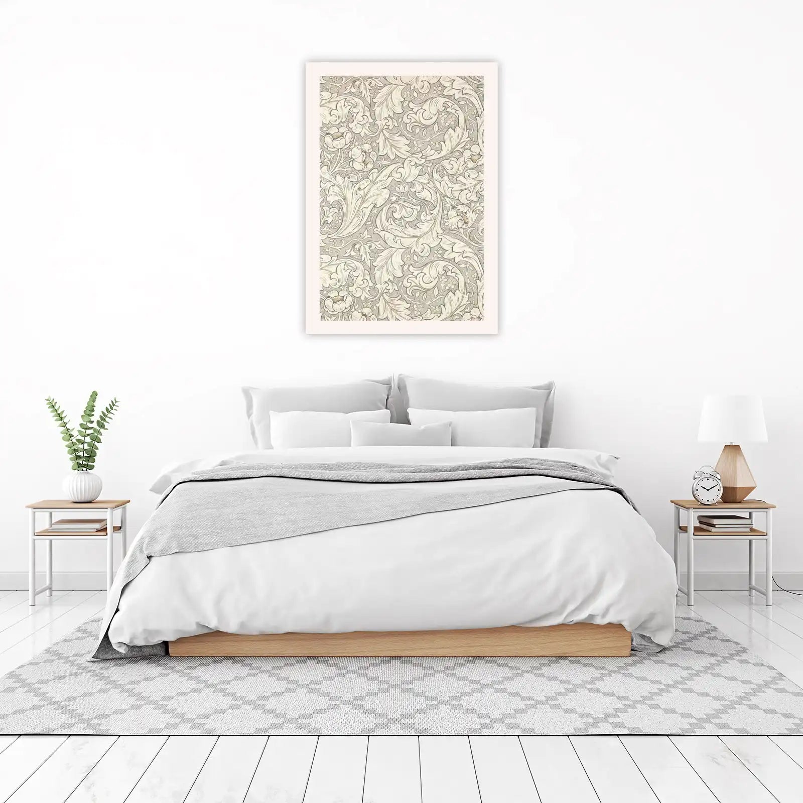 Art Nouveau Floral Tapestry Wall Art