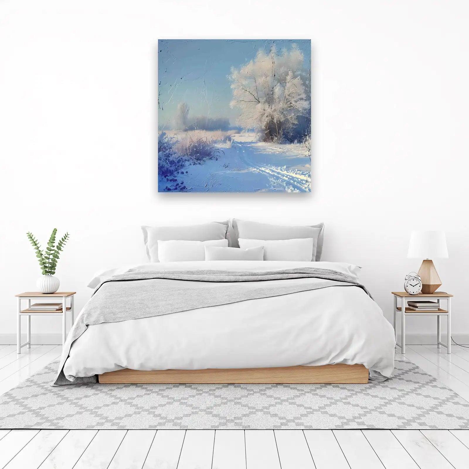 Tranquil Winter Path Wall Art
