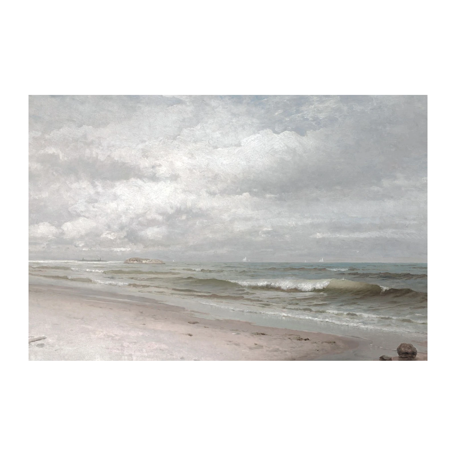 Serene Coastal Waters Wall Art