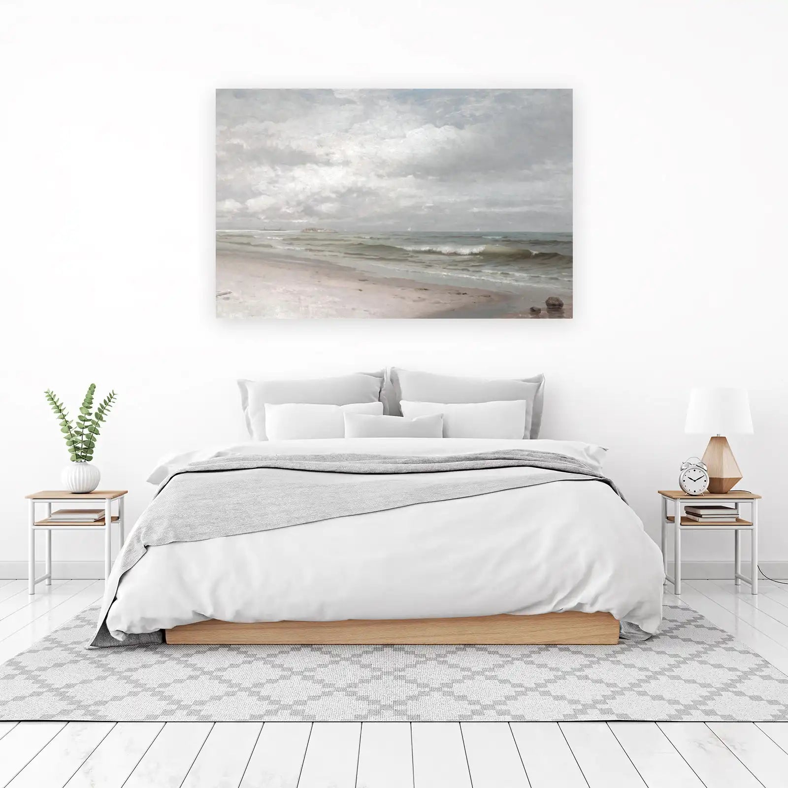 Serene Coastal Waters Wall Art