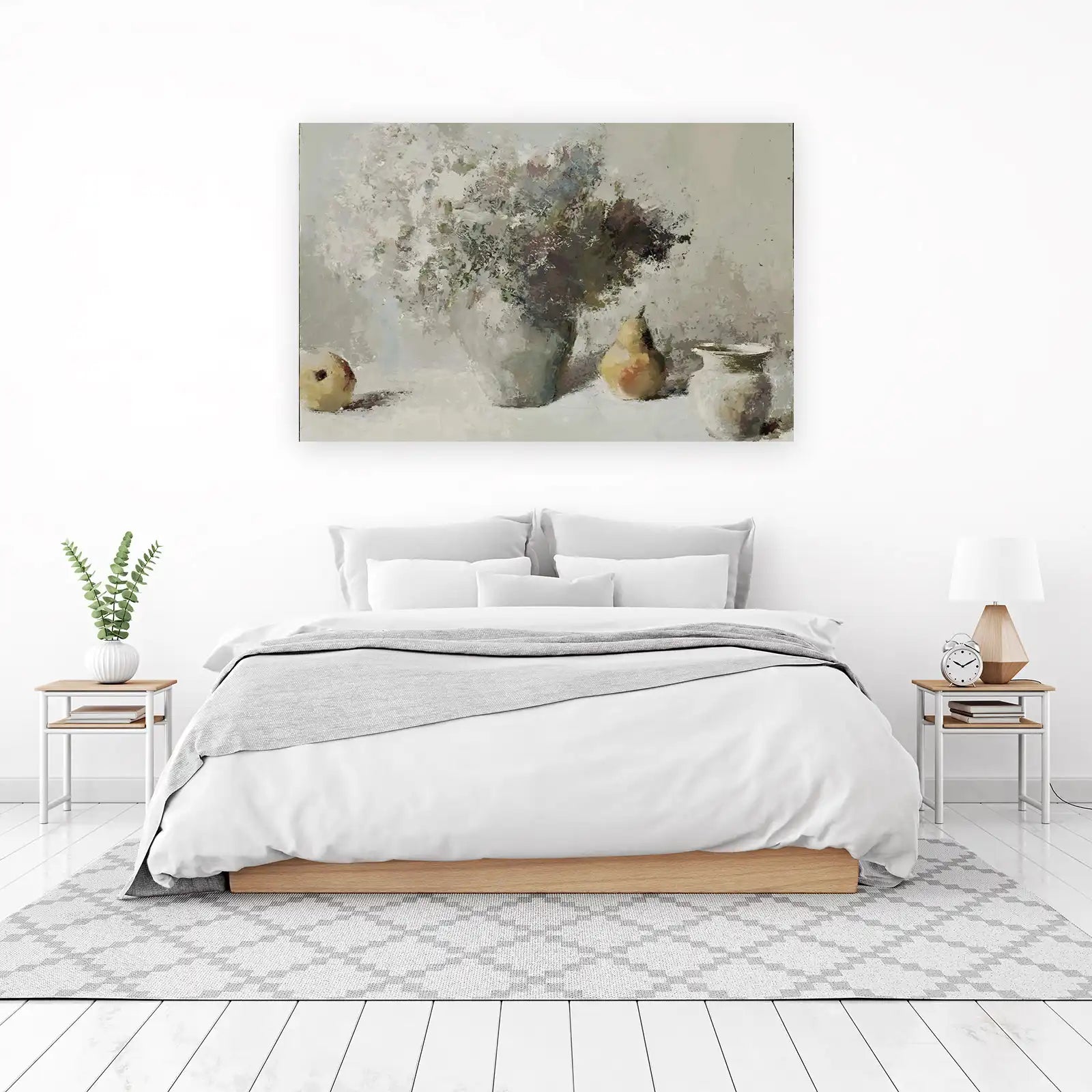 Soft Still Life Fruit & Floral Wall Art