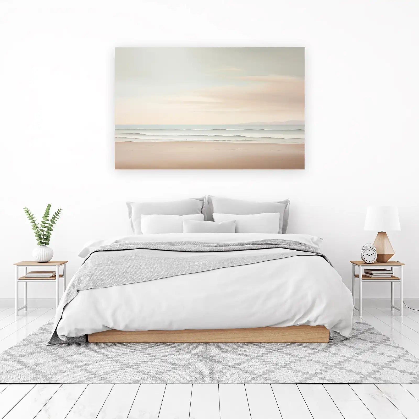 Serene Coastal Sunset Wall Art