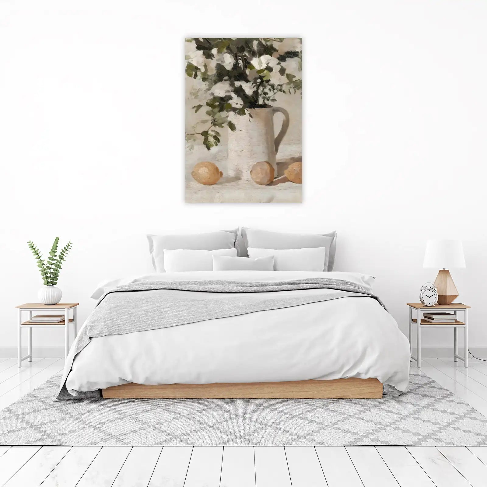 Still Life Floral & Lemons Wall Art