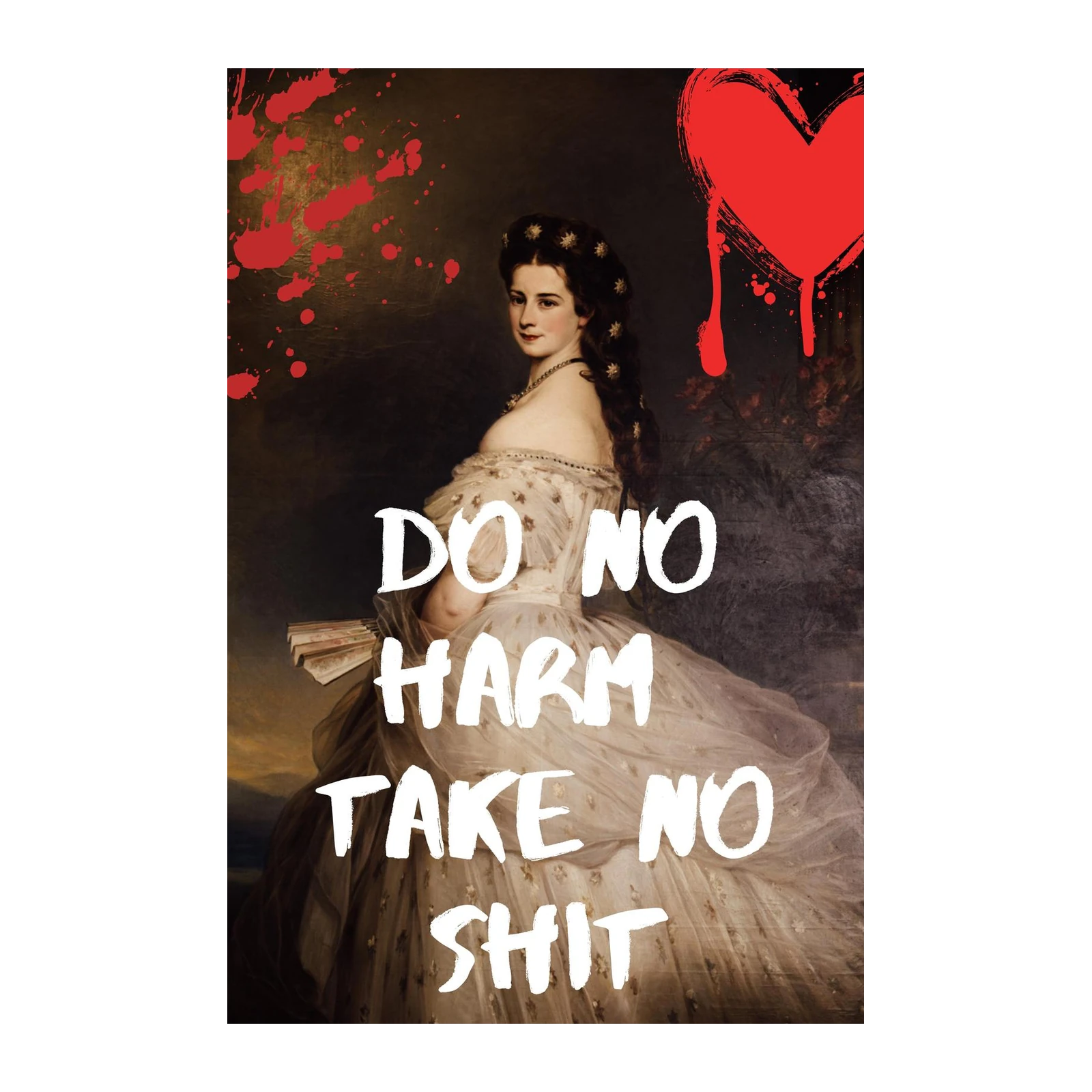 Empress Sisi Do No Harm Take No Shit Wall Art